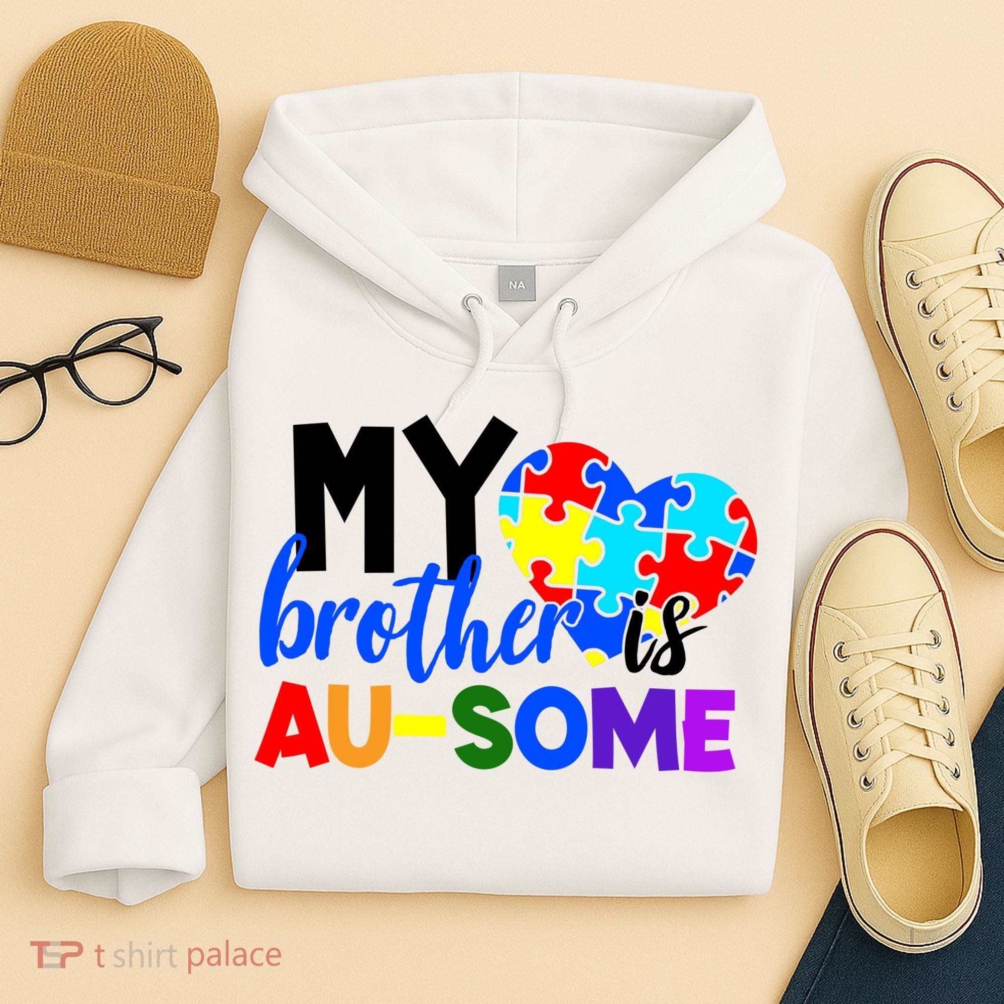 My Brother Is Ausome Autism Awareness Hoodie