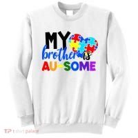 My Brother Is Ausome Autism Awareness Sweatshirt thumb 0