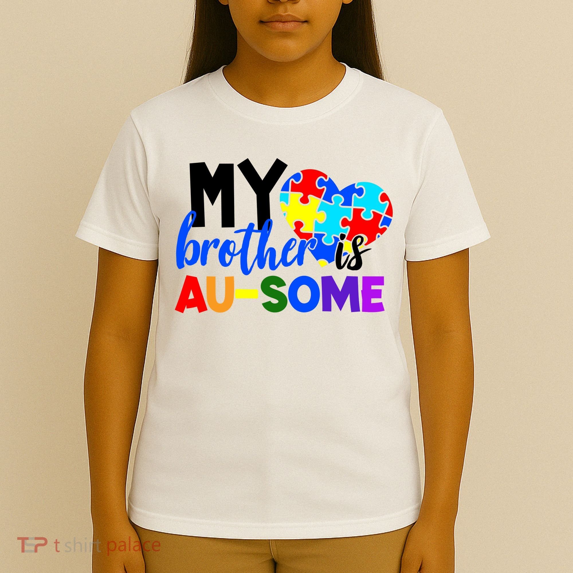 My Brother Is Ausome Autism Awareness T-Shirt