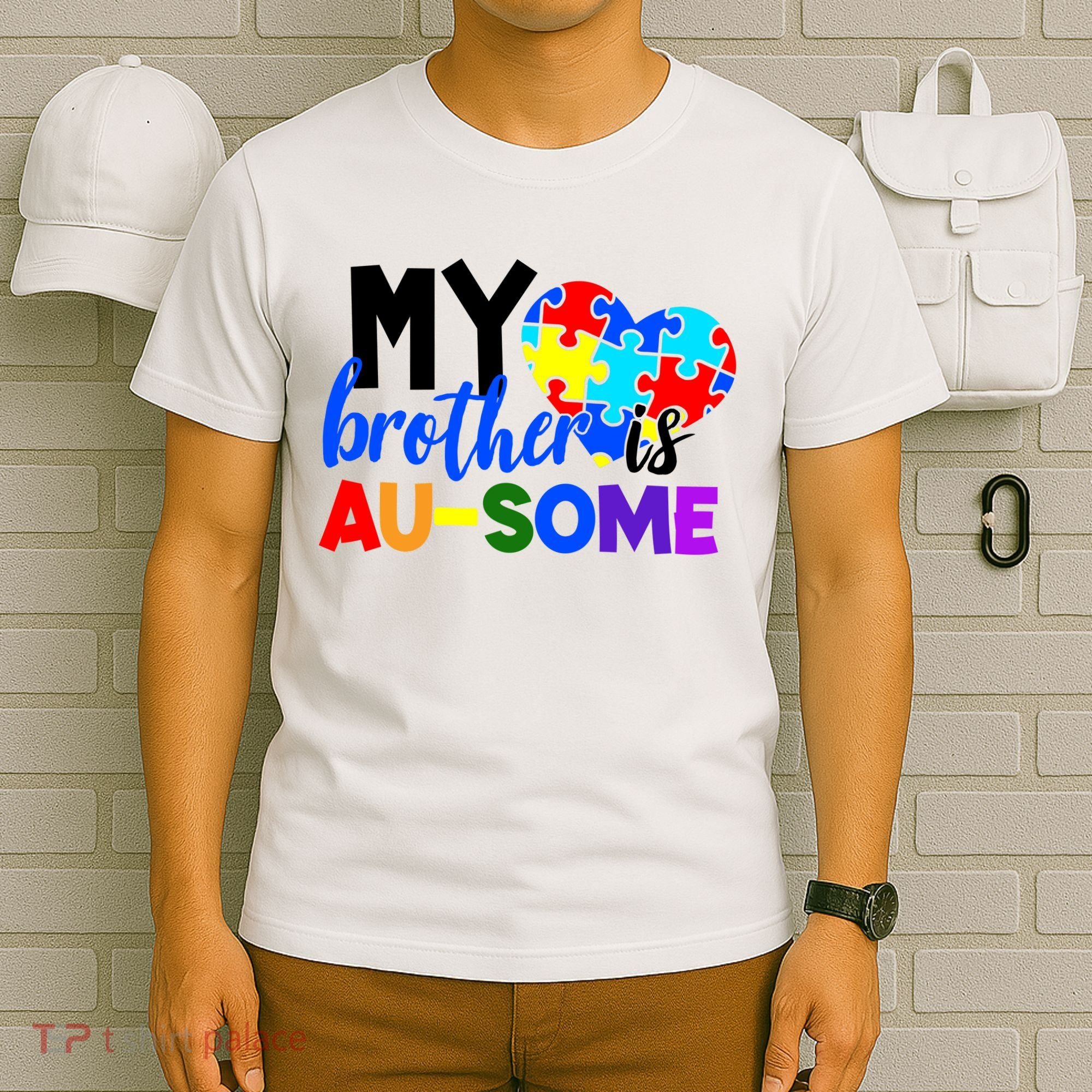 My Brother Is Ausome Autism Awareness T-Shirt