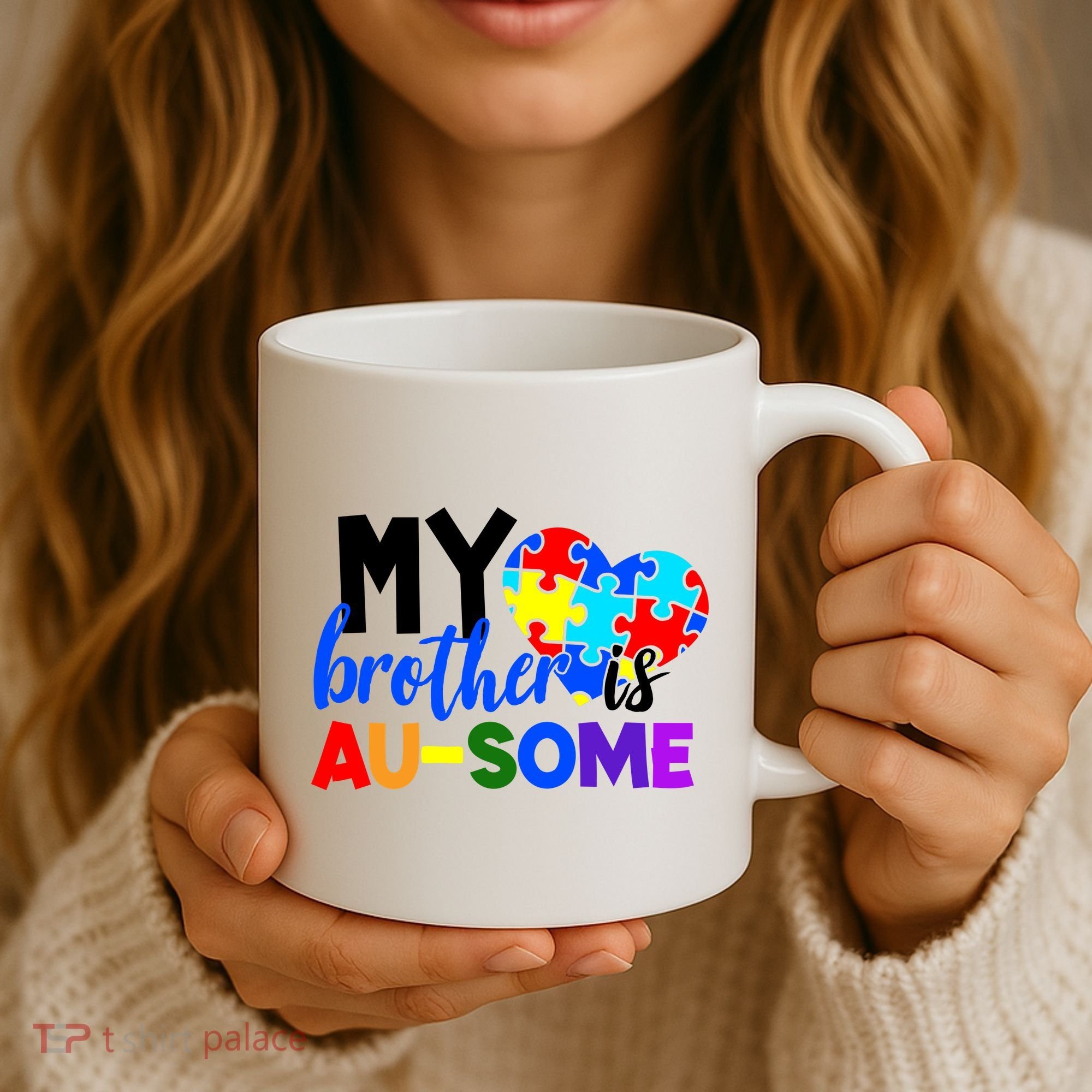 My Brother Is Ausome Autism Awareness Coffee Mug