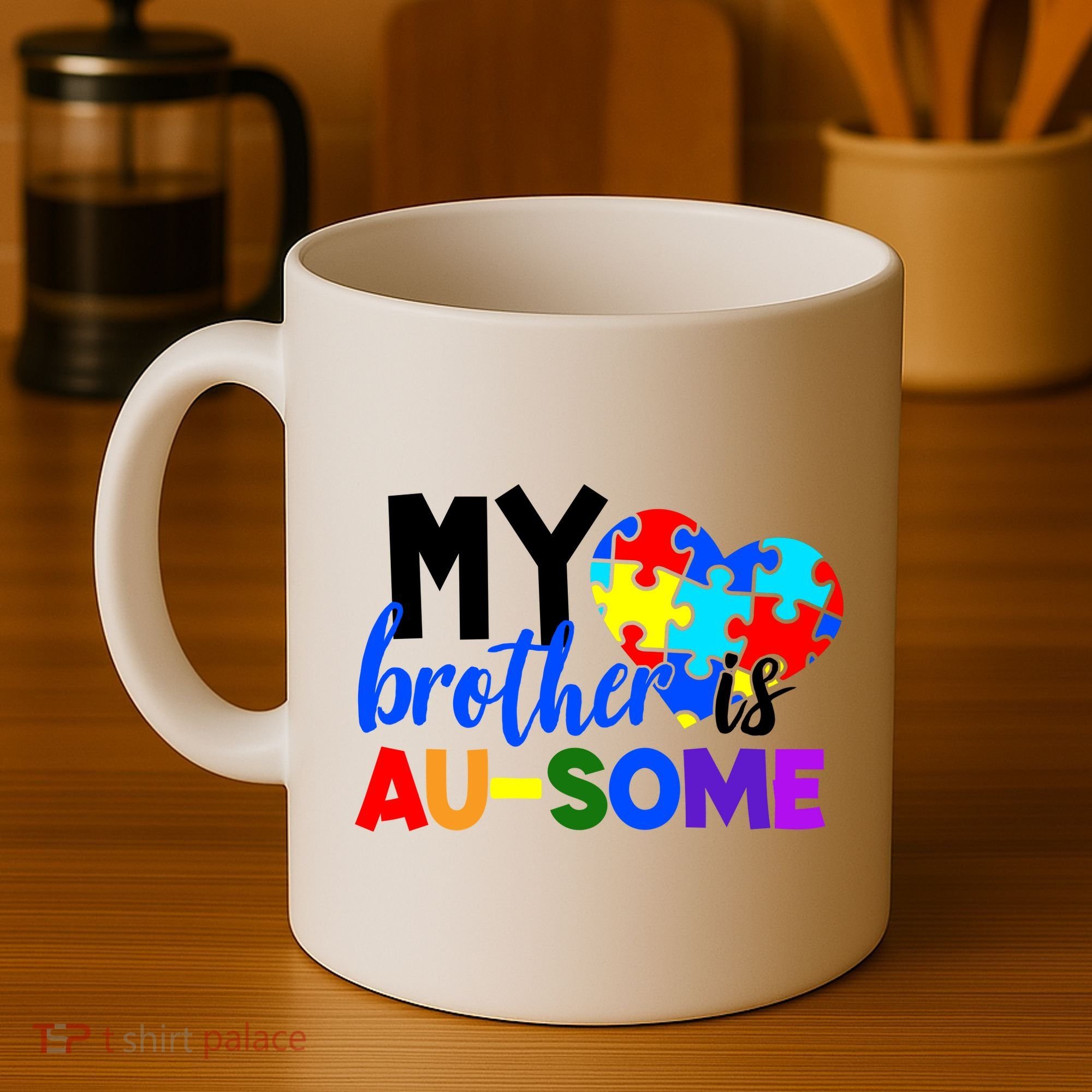 My Brother Is Ausome Autism Awareness Coffee Mug