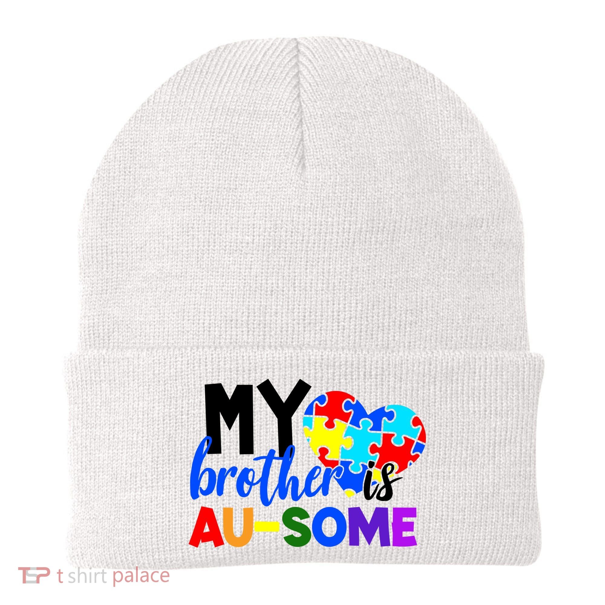 My Brother Is Ausome Autism Awareness Beanie