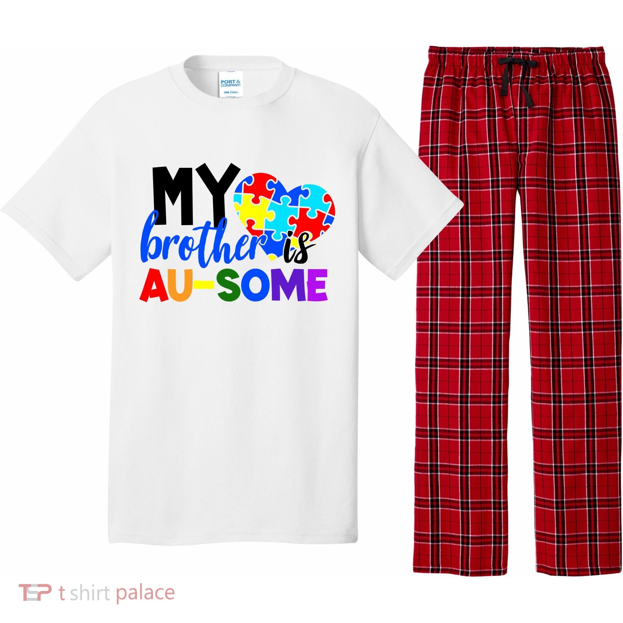 My Brother Is Ausome Autism Awareness Pajama Set