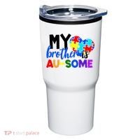 My Brother Is Ausome Autism Awareness Tumbler thumb 0