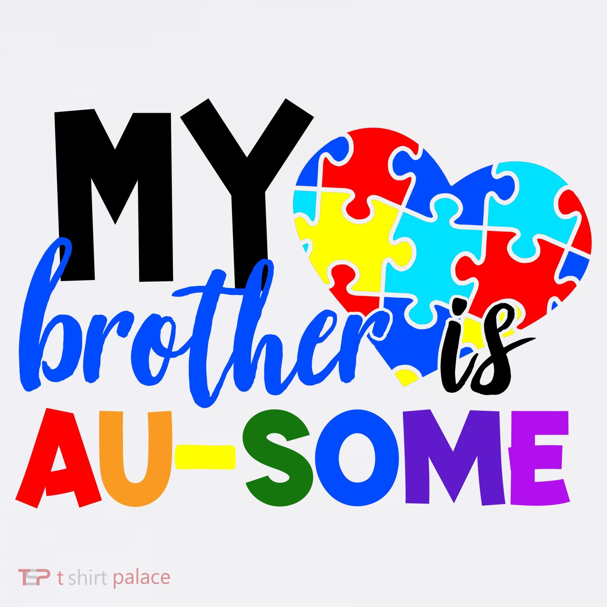 My Brother Is Ausome Autism Awareness Mousepad