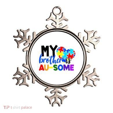 My Brother Is Ausome Autism Awareness Ornament