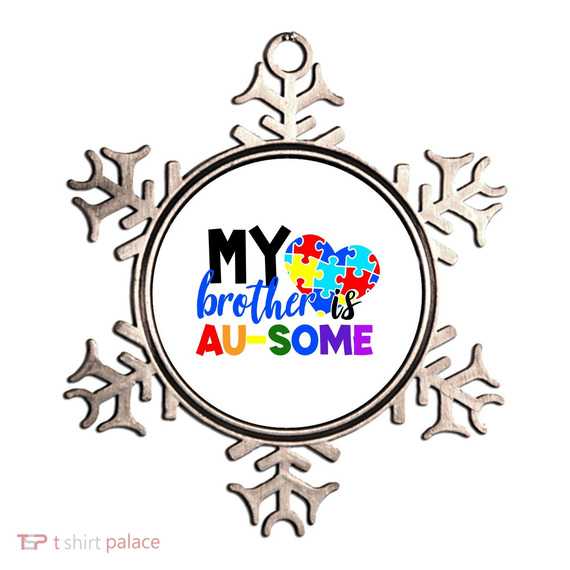 My Brother Is Ausome Autism Awareness Ornament