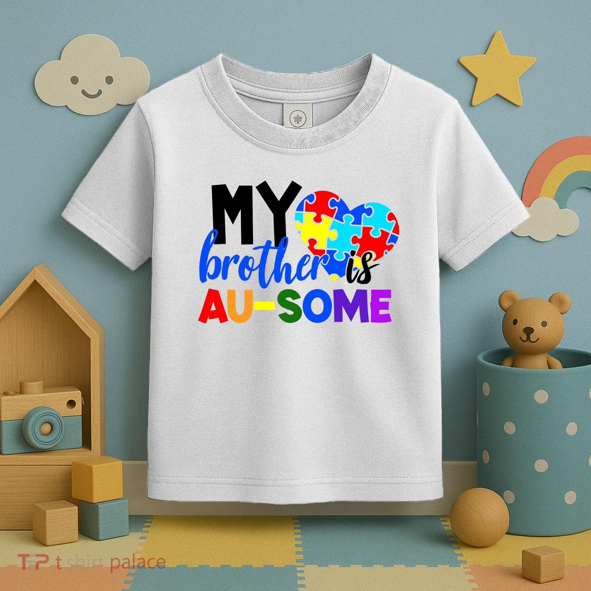 My Brother Is Ausome Autism Awareness Toddler T-Shirt