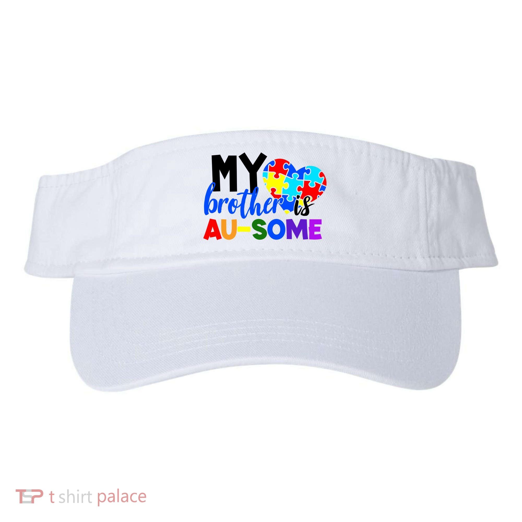 My Brother Is Ausome Autism Awareness Visor