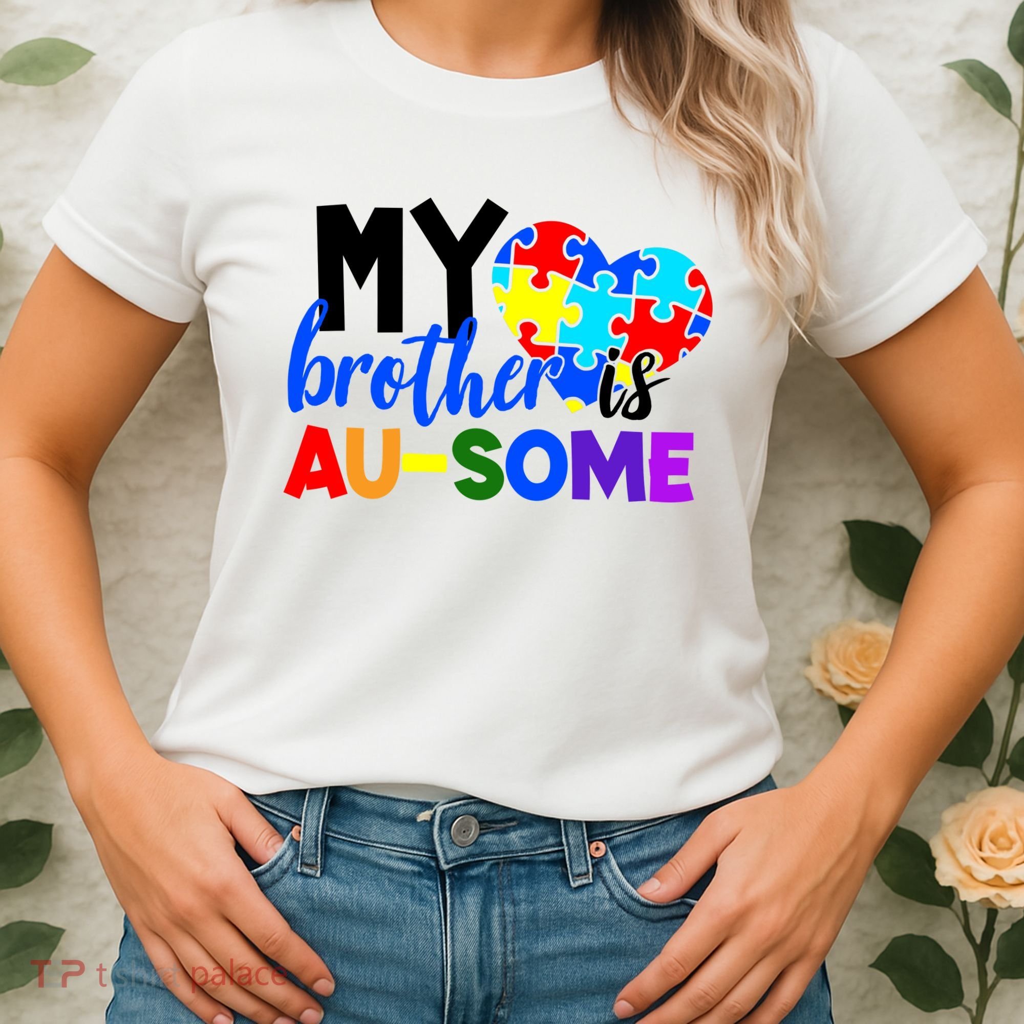 My Brother Is Ausome Autism Awareness Women's T-Shirt