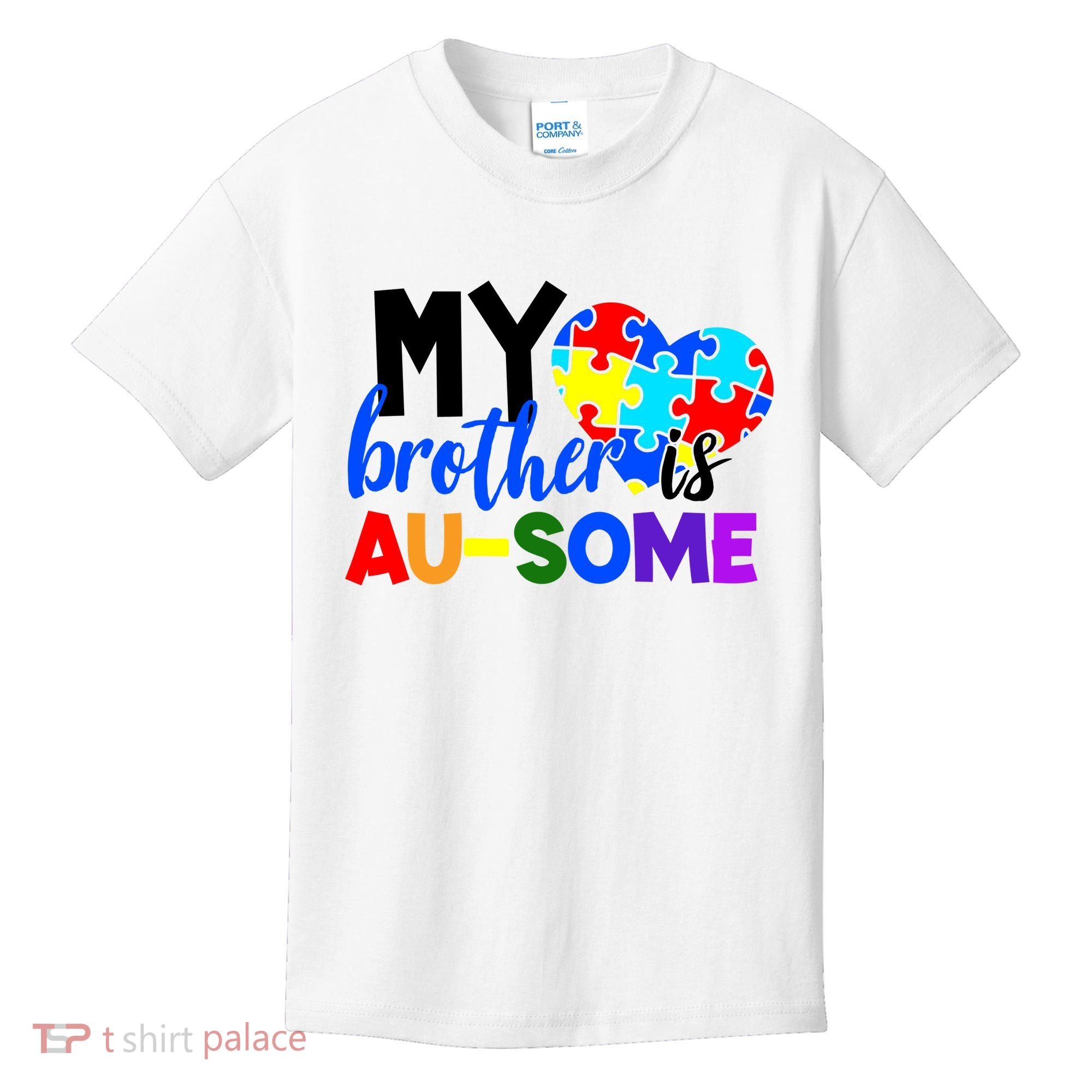My Brother Is Ausome Autism Awareness Kids T-Shirt