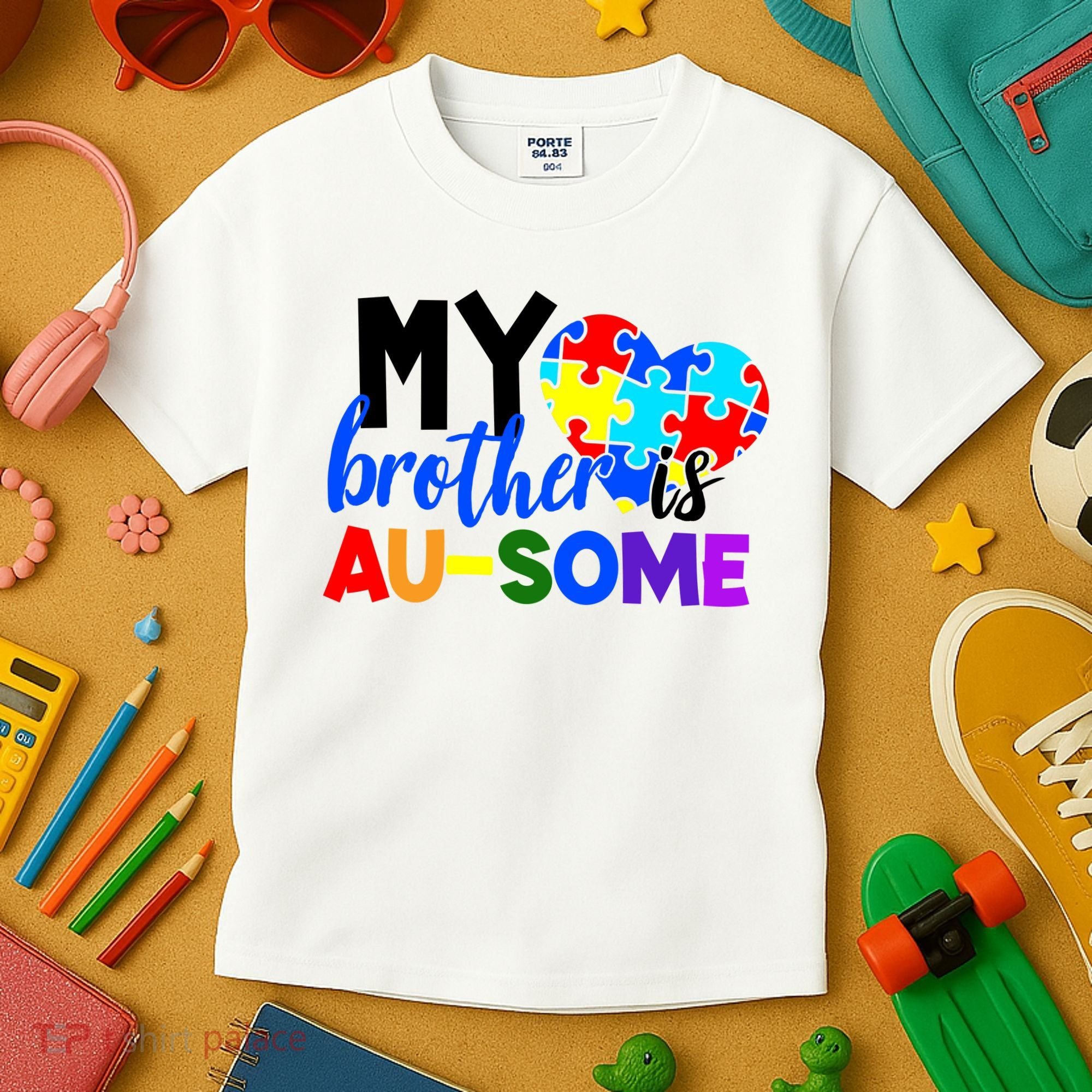 My Brother Is Ausome Autism Awareness Kids T-Shirt