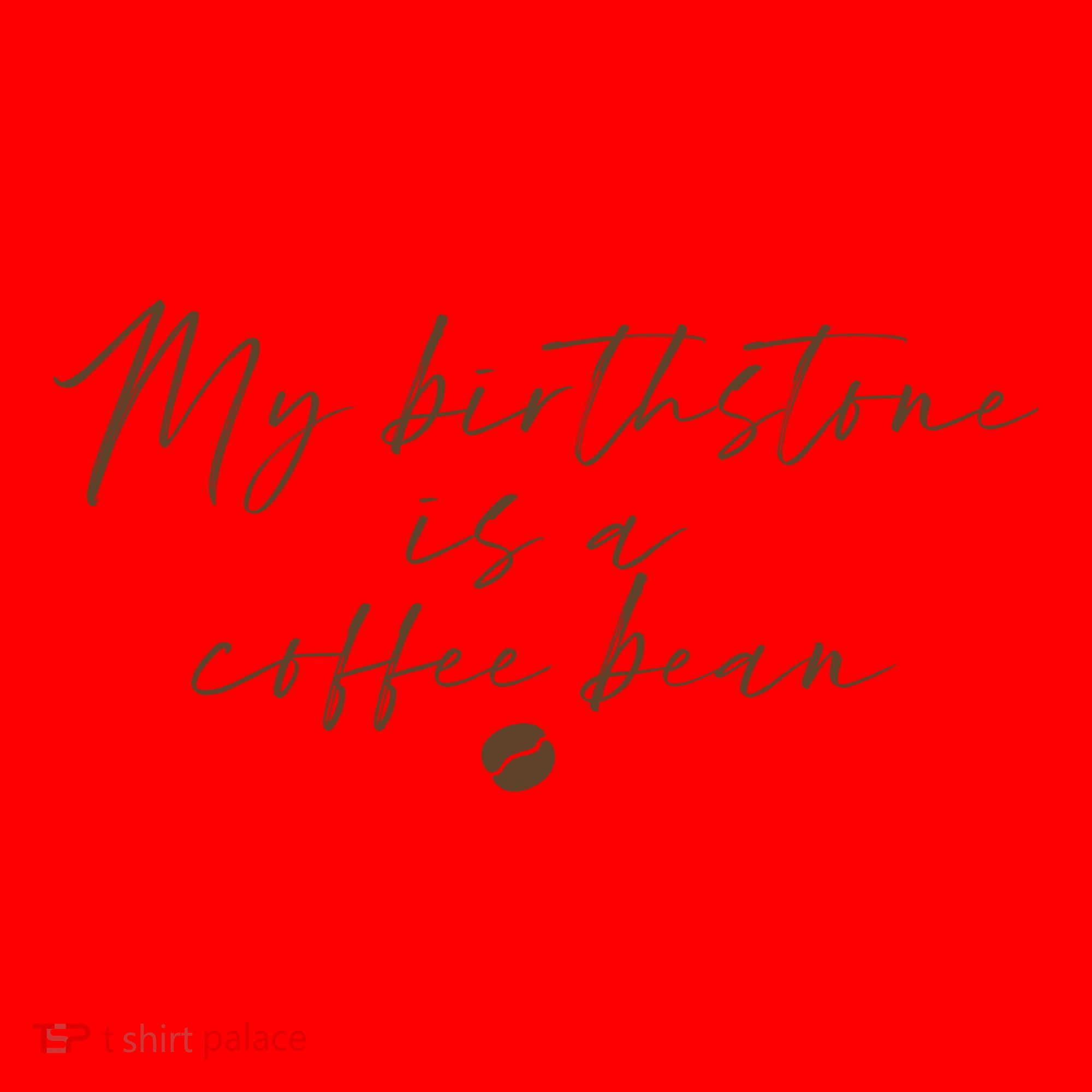 My Birthstone Is A Coffee Bean Funny Coffee Lover Santa Hat