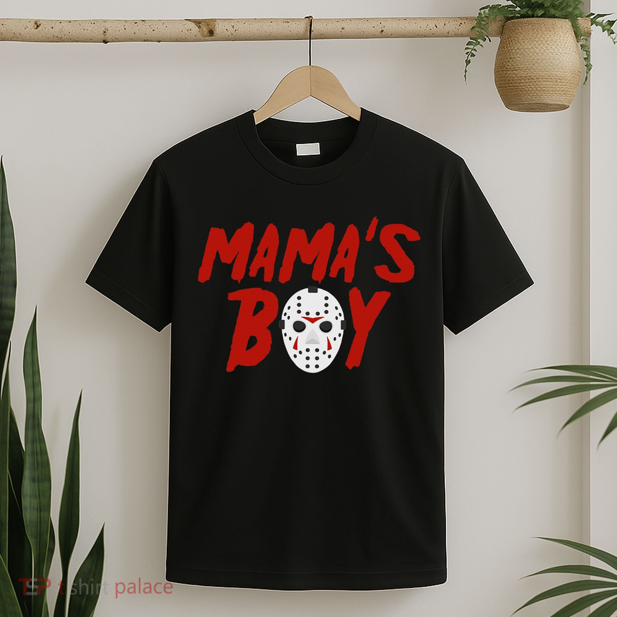 Mama´s Boy I Wish It Was Friday Halloween T-Shirt