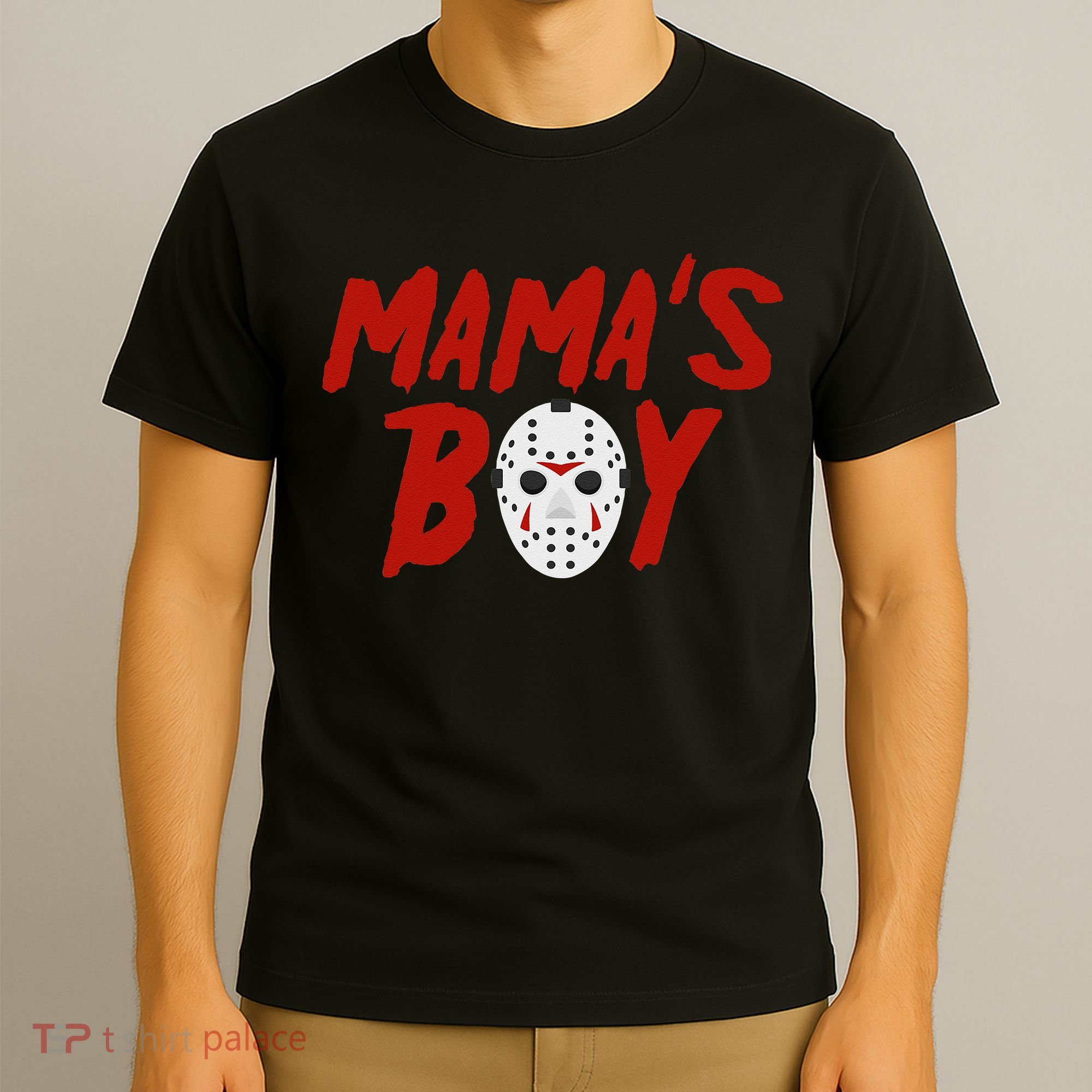 Mama´s Boy I Wish It Was Friday Halloween T-Shirt