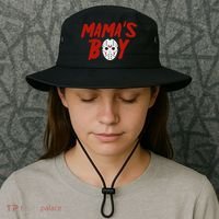 Mama´s Boy I Wish It Was Friday Halloween Bucket Hat thumb 3