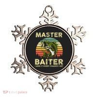 Master Baiter I Jerk It Every Chance I Get Funny Fishing Ornament thumb 0