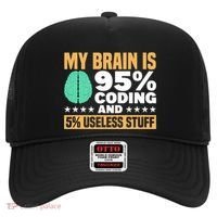 My Brain Is 95% Coding 5% Useless Stuff Great Gift Hat thumb 0