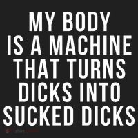 My Body Is A Machine That Turns Dicks Into Sucked Dicks Beanie thumb 2
