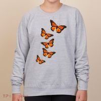 Monarch Butterflies Inspirational Entomologists Women's Sweatshirt thumb 0