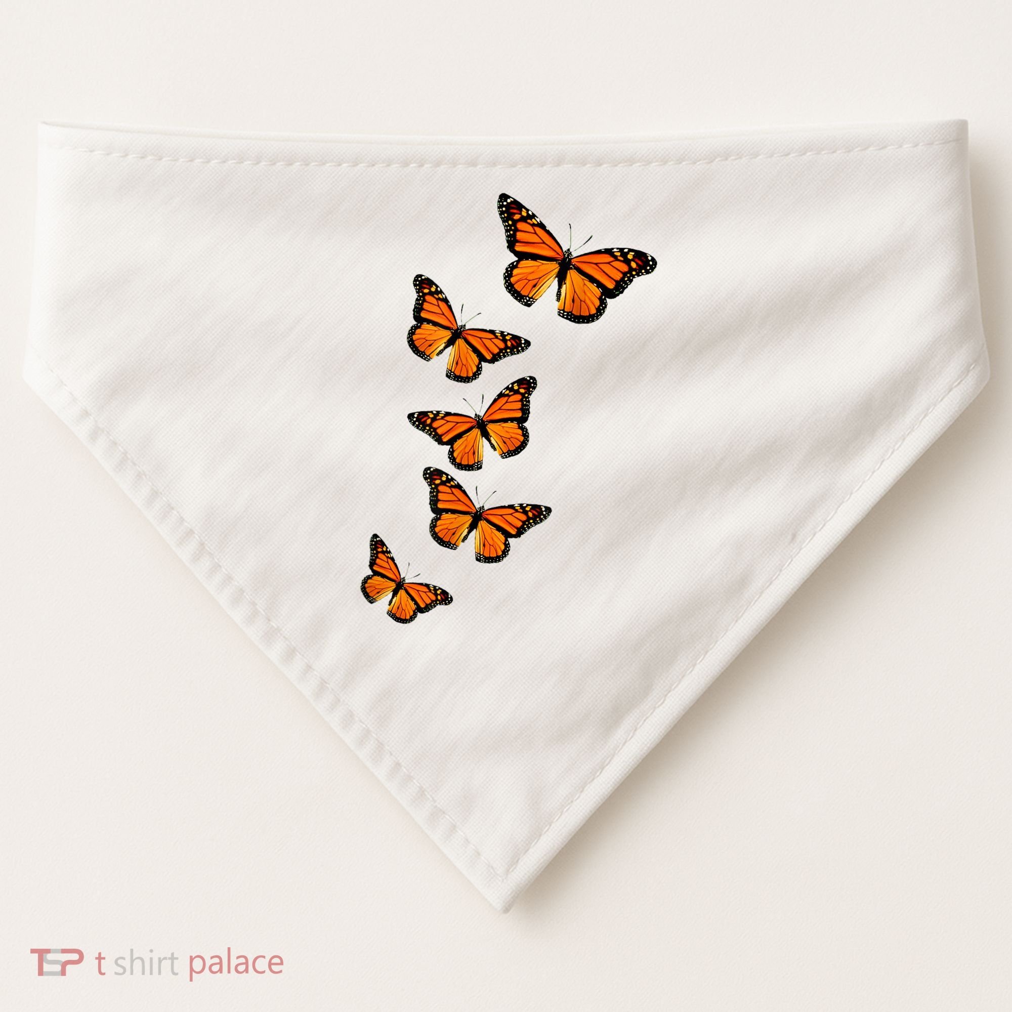 Monarch Butterflies Inspirational Entomologists USA-Made Doggie Bandana