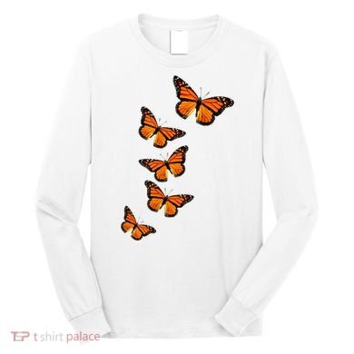 Monarch Butterflies Inspirational Entomologists Long Sleeve Shirt