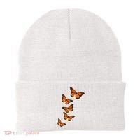 Monarch Butterflies Inspirational Entomologists Beanie thumb 0