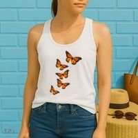 Monarch Butterflies Inspirational Entomologists Women's Tank Top thumb 2