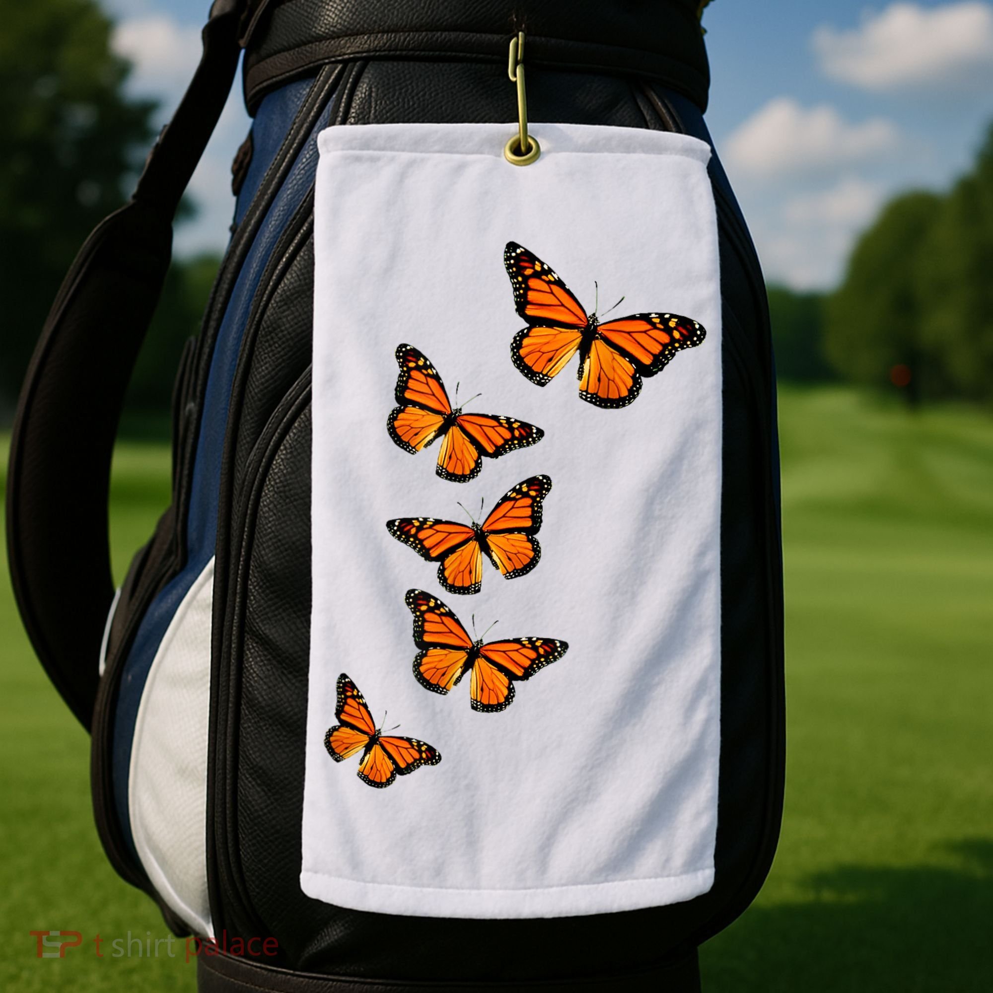 Monarch Butterflies Inspirational Entomologists Golf Towel