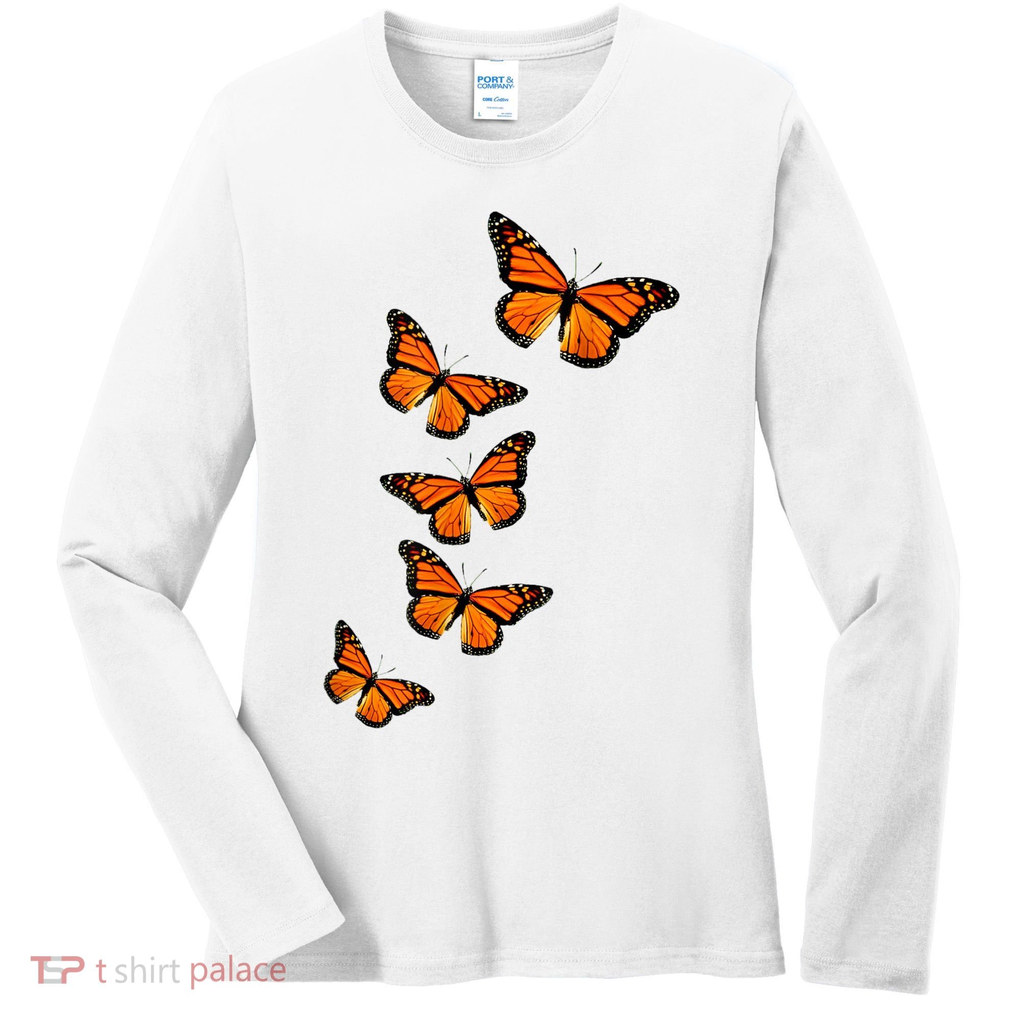 Monarch Butterflies Inspirational Entomologists Women's Long Sleeve Shirt