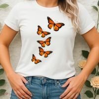 Monarch Butterflies Inspirational Entomologists Women's T-Shirt thumb 2