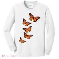 Monarch Butterflies Inspirational Entomologists Kids Long Sleeve Shirt thumb 0