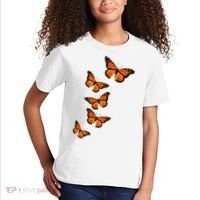Monarch Butterflies Inspirational Entomologists Kids T-Shirt thumb 2
