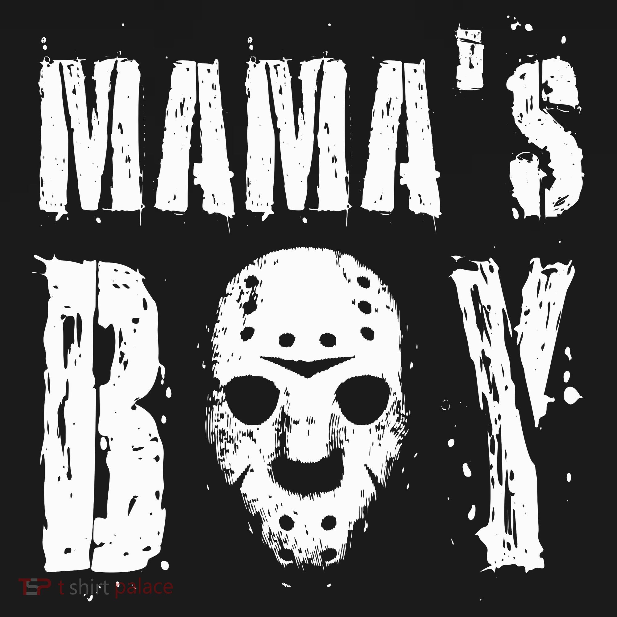Mama's Boy Jason Hockey Mask Halloween Horror Movie Face Apron