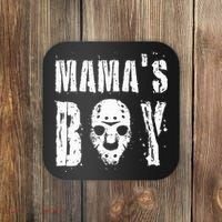 Mama's Boy Jason Hockey Mask Halloween Horror Movie Face Coaster thumb 0