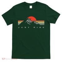 Mountain Bike Just Ride Downhill MTB Vintage Mountain Biker T-Shirt thumb 0