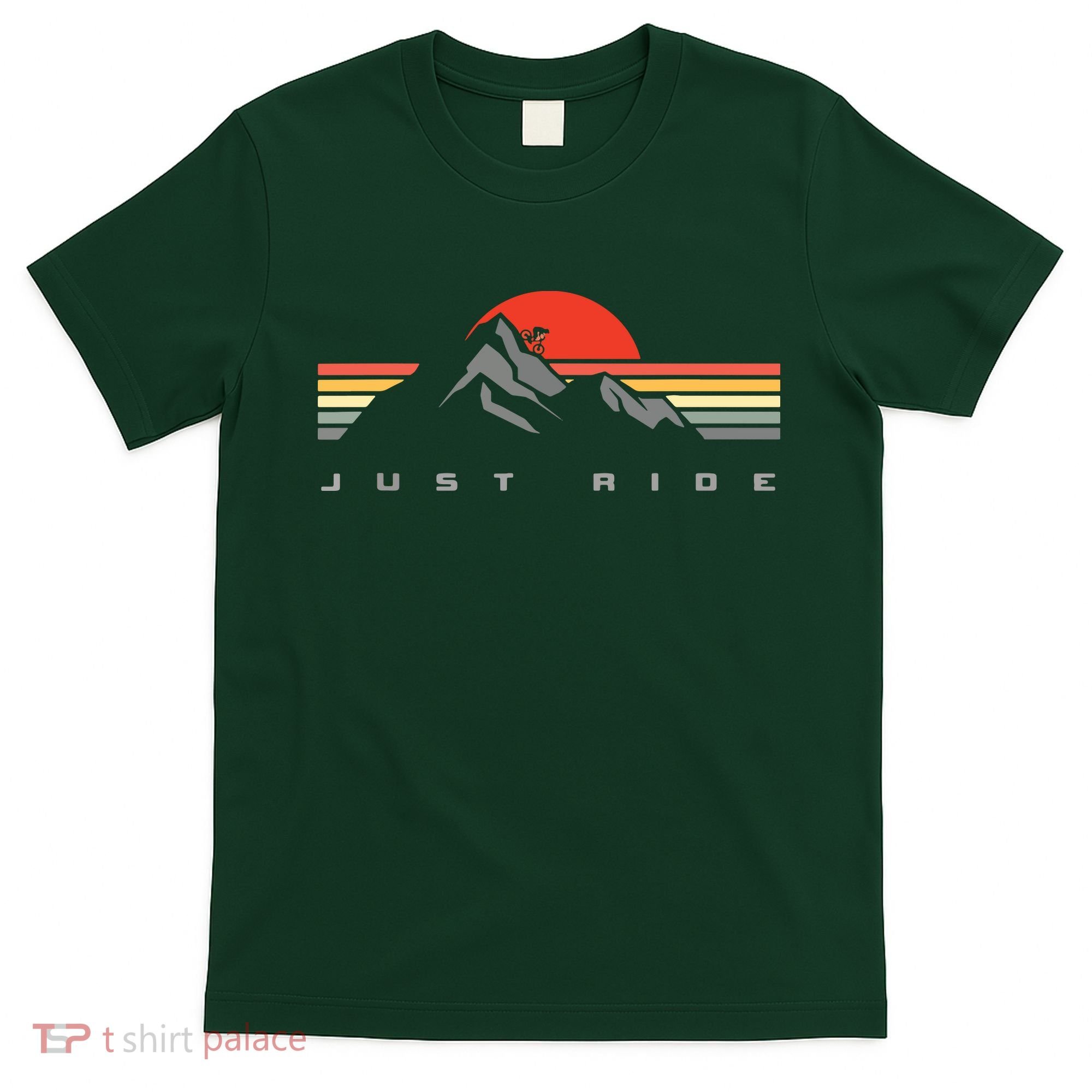Mountain Bike Just Ride Downhill MTB Vintage Mountain Biker T-Shirt
