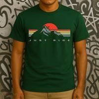 Mountain Bike Just Ride Downhill MTB Vintage Mountain Biker T-Shirt thumb 3