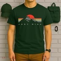 Mountain Bike Just Ride Downhill MTB Vintage Mountain Biker T-Shirt thumb 6