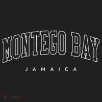 Montego Bay Jamaica Trendy Varsity Athletic Style Beanie thumb 2