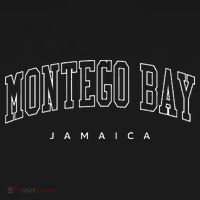 Montego Bay Jamaica Trendy Varsity Athletic Style Women's Tank Top thumb 5