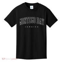 Montego Bay Jamaica Trendy Varsity Athletic Style Kids T-Shirt thumb 0