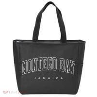 Montego Bay Jamaica Trendy Varsity Athletic Style Tote Bag thumb 0