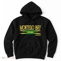 Montego Bay Jamaica Jamaican Flag Gift Souvenir Hoodie thumb 0