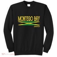 Montego Bay Jamaica Jamaican Flag Gift Souvenir Sweatshirt thumb 0
