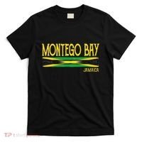 Montego Bay Jamaica Jamaican Flag Gift Souvenir T-Shirt thumb 0