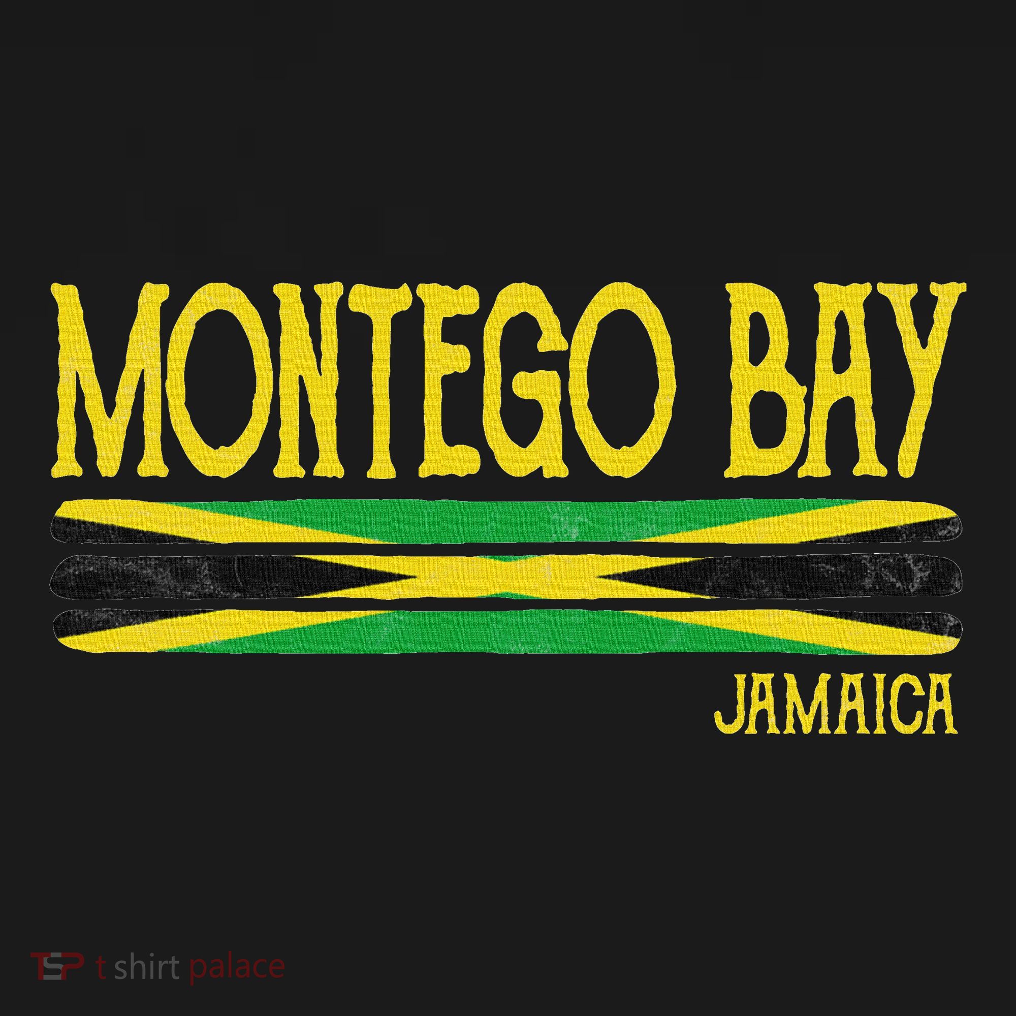 Montego Bay Jamaica Jamaican Flag Gift Souvenir Women's Hoodie