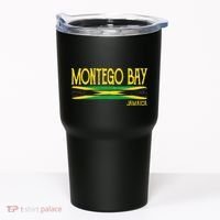Montego Bay Jamaica Jamaican Flag Gift Souvenir Tumbler thumb 0