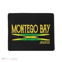 Montego Bay Jamaica Jamaican Flag Gift Souvenir Mousepad thumb 0